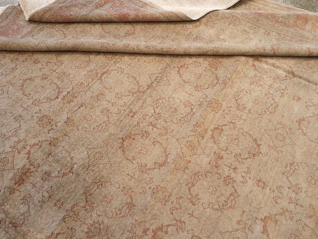 Antique Turkish Oushak Carpet, No.14506 - Gsblank