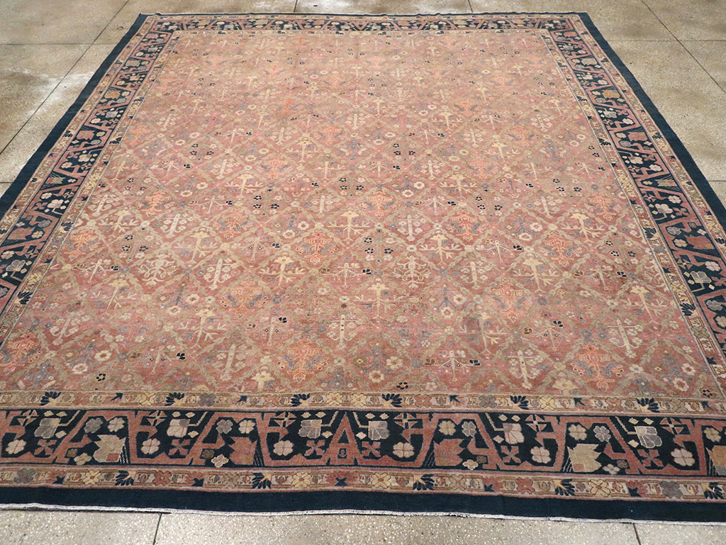 Antique Indian Lahore Room Size Carpet, No.14515 - Gsblank