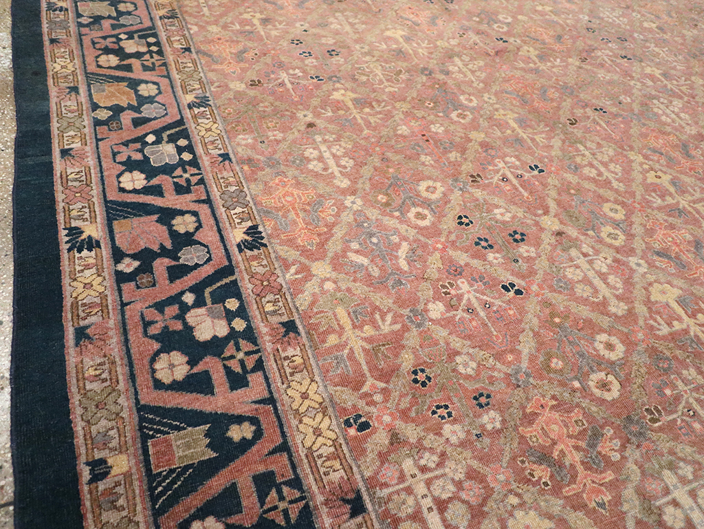 Antique Indian Lahore Room Size Carpet, No.14515 - Gsblank