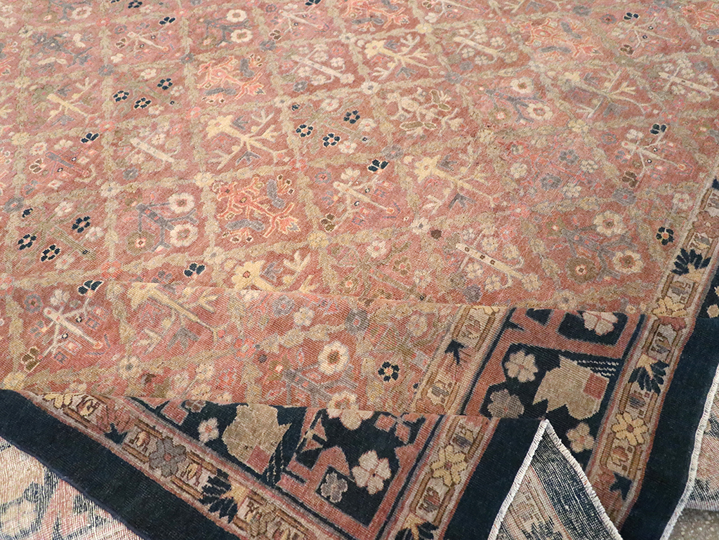 Antique Indian Lahore Room Size Carpet, No.14515 - Gsblank