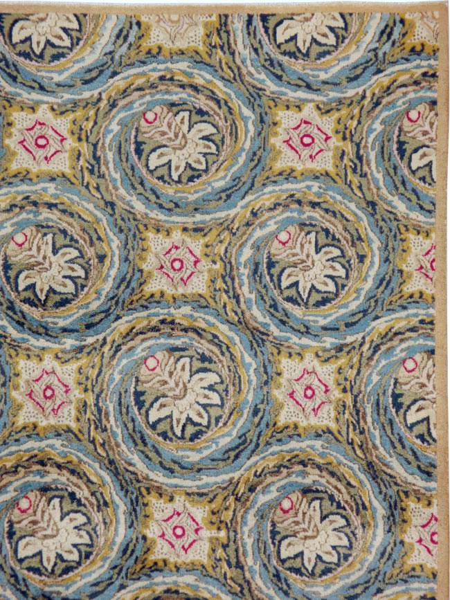 Vintage Persian Kerman Carpet, No.14526 - Gsblank