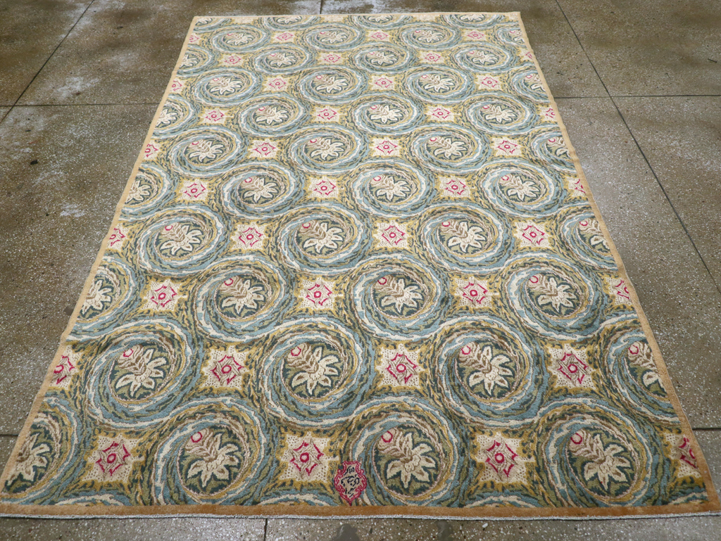 Vintage Persian Kerman Carpet, No.14526 - Gsblank