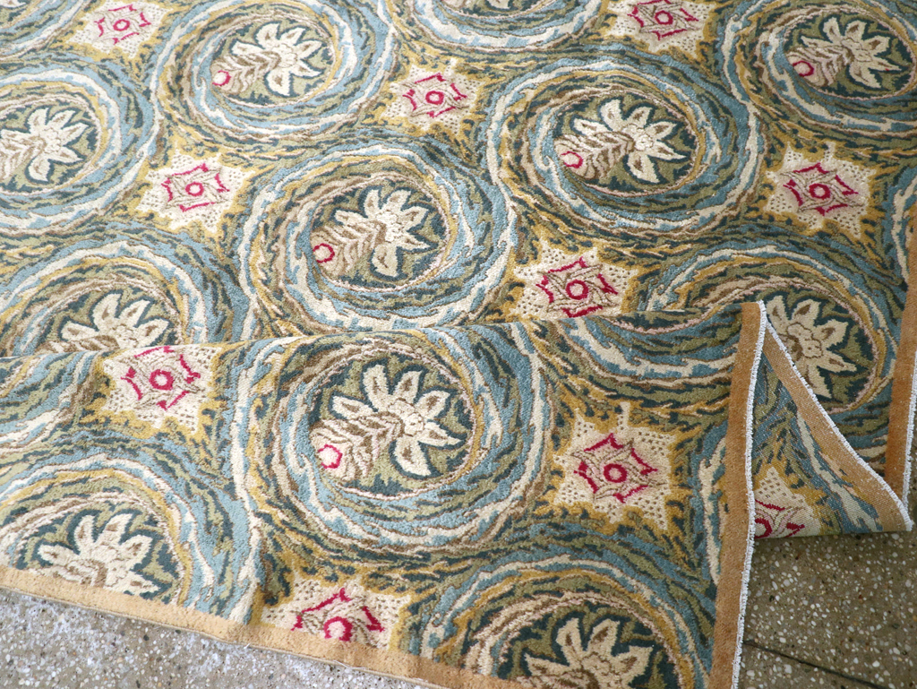 Vintage Persian Kerman Carpet, No.14526 - Gsblank