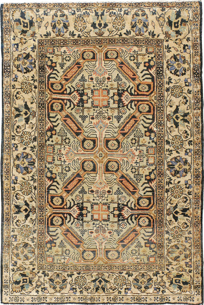 Vintage Persian Tabriz Rug (Pair: 1 of 2), No.14547 - Gsblank