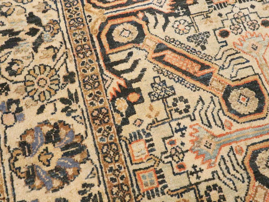 Vintage Persian Tabriz Rug (Pair: 1 of 2), No.14547 - Gsblank