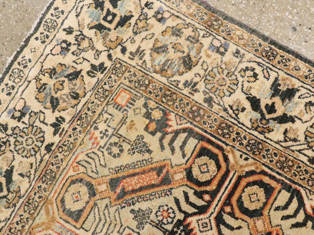 Vintage Persian Tabriz Rug (Pair: 1 of 2), No.14547 - Gsblank