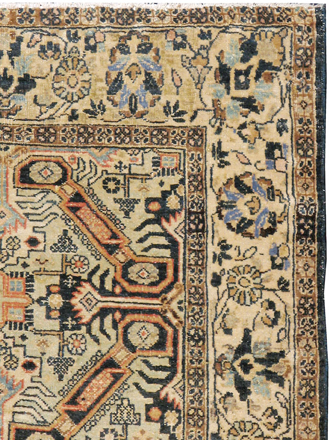 Vintage Persian Tabriz Rug (Pair: 2 of 2), No.14548 - Gsblank