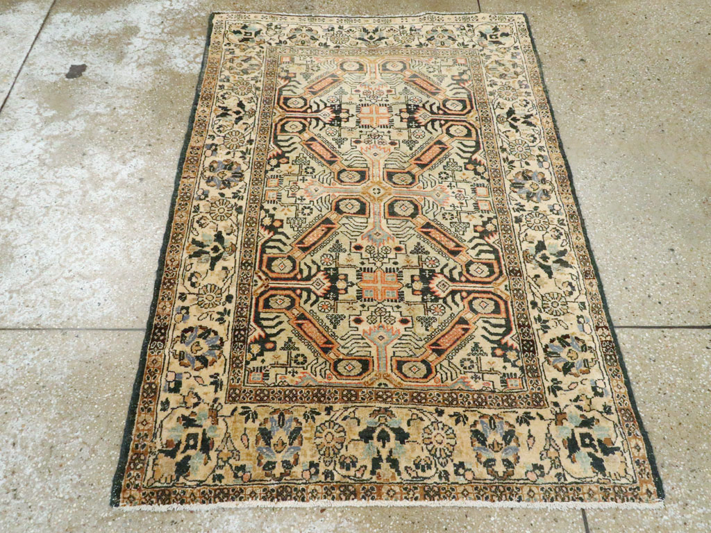 Vintage Persian Tabriz Rug (Pair: 2 of 2), No.14548 - Gsblank