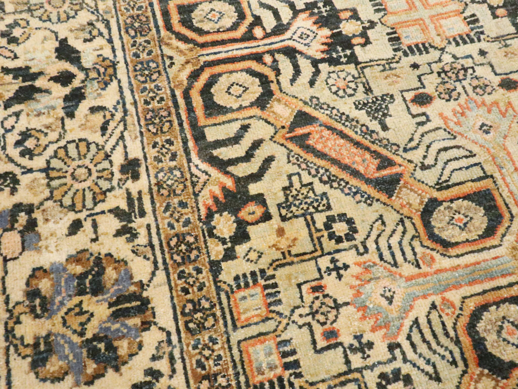 Vintage Persian Tabriz Rug (Pair: 2 of 2), No.14548 - Gsblank