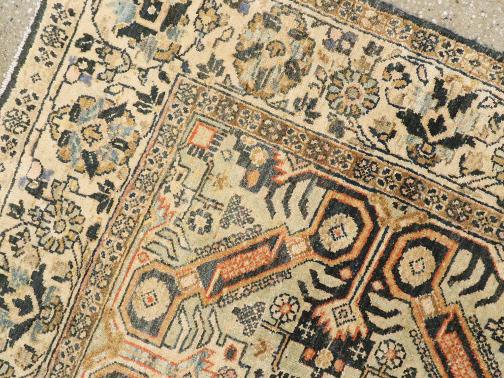 Vintage Persian Tabriz Rug (Pair: 2 of 2), No.14548 - Gsblank