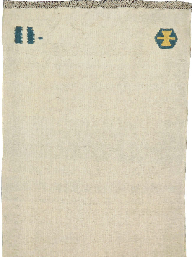 Vintage Persian Modernist Kilim, No.14566 - Gsblank