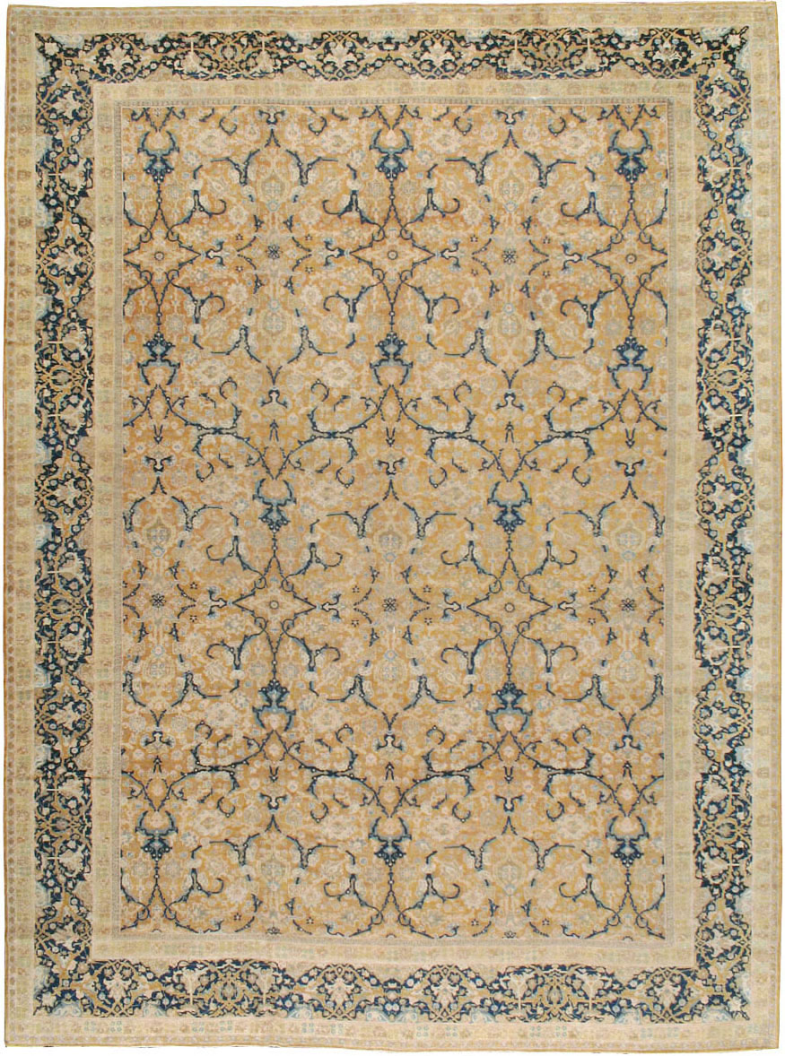 Antique Persian Tabriz Carpet, No.14568 - Gsblank