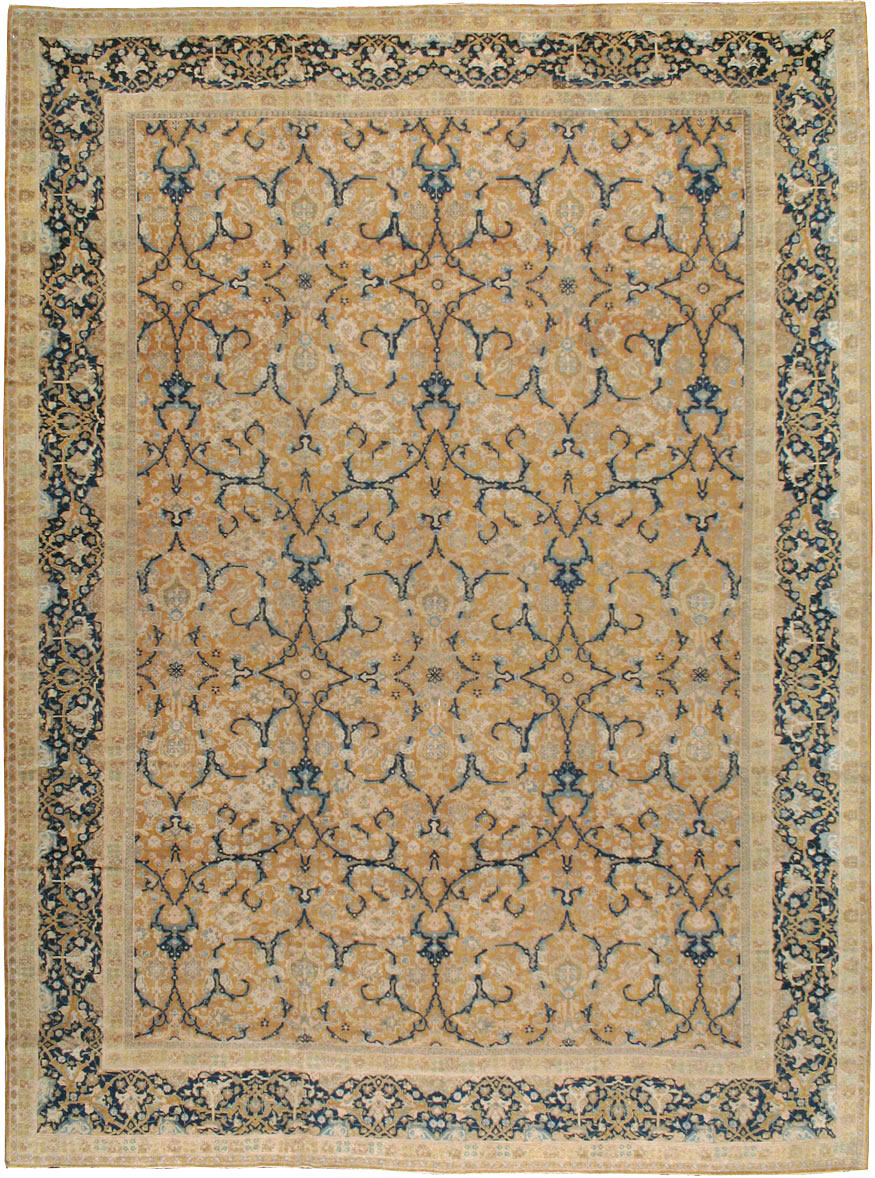 Antique Persian Tabriz Carpet, No.14568 - Gsblank