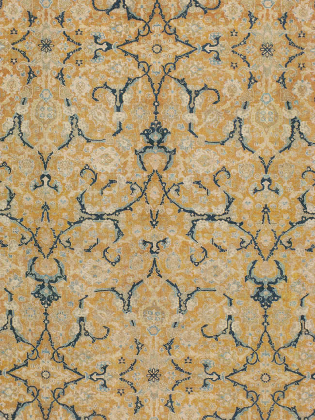 Antique Persian Tabriz Carpet, No.14568 - Gsblank