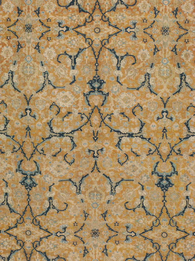 Antique Persian Tabriz Carpet, No.14568 - Gsblank