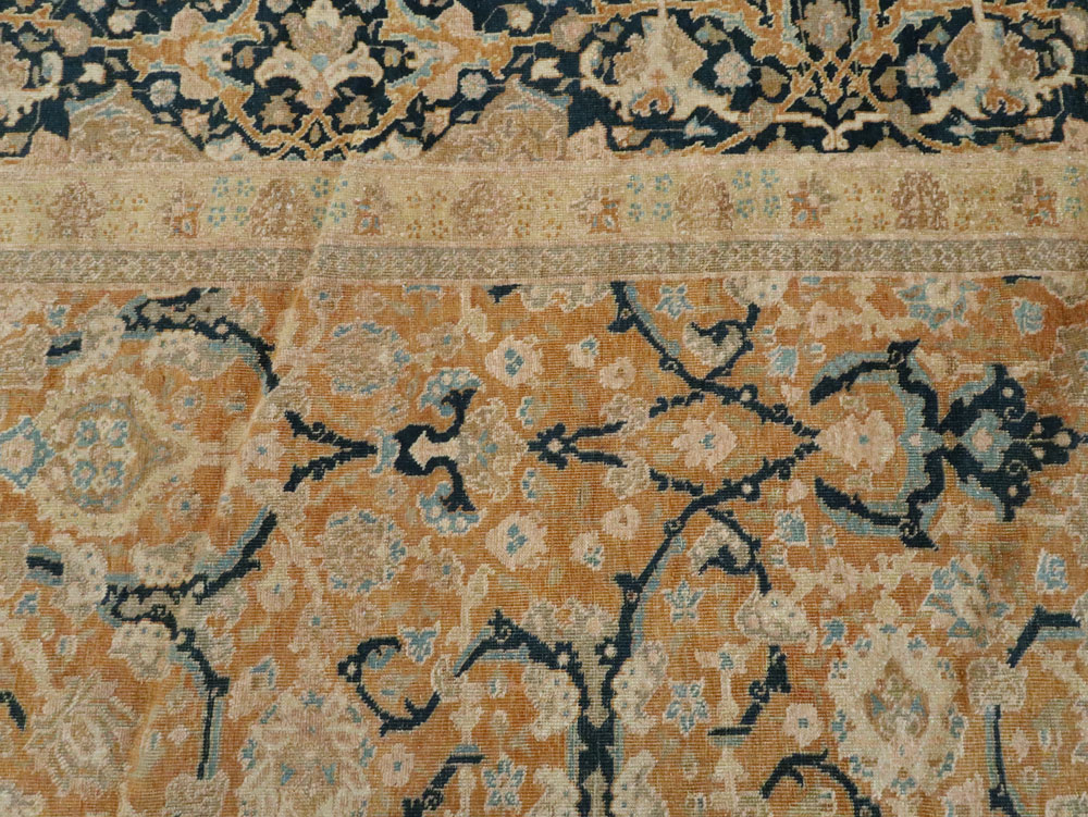 Antique Persian Tabriz Carpet, No.14568 - Gsblank