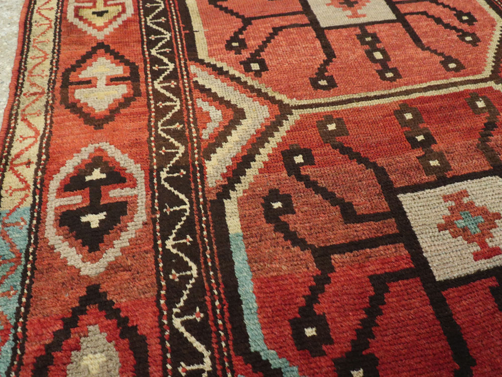 Antique Central Asian Beshir Runner, No.14582 - Gsblank