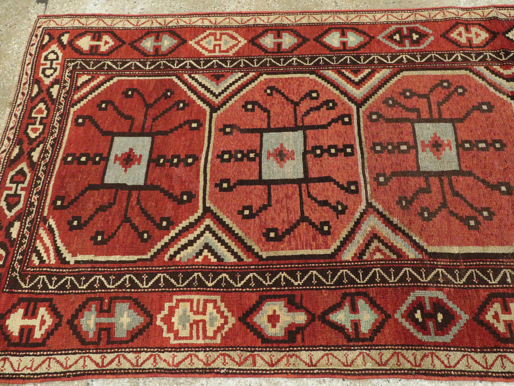 Antique Central Asian Beshir Runner, No.14582 - Gsblank
