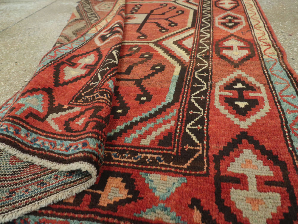 Antique Central Asian Beshir Runner, No.14582 - Gsblank