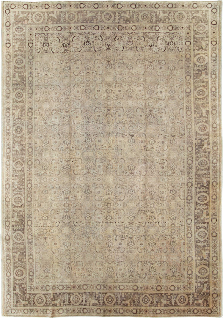 Antique Persian Tabriz Carpet, No.14584 - Gsblank