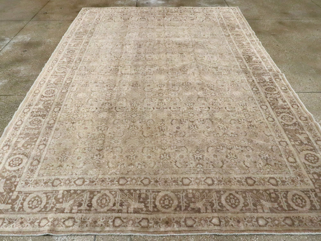 Antique Persian Tabriz Carpet, No.14584 - Gsblank