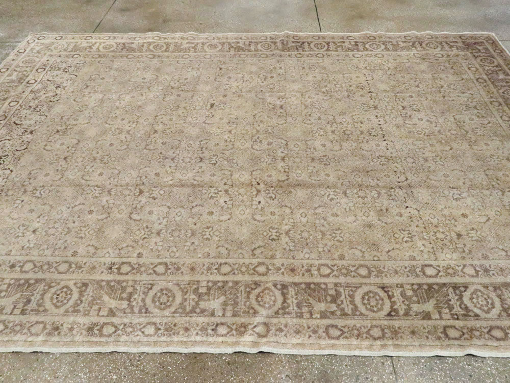 Antique Persian Tabriz Carpet, No.14584 - Gsblank