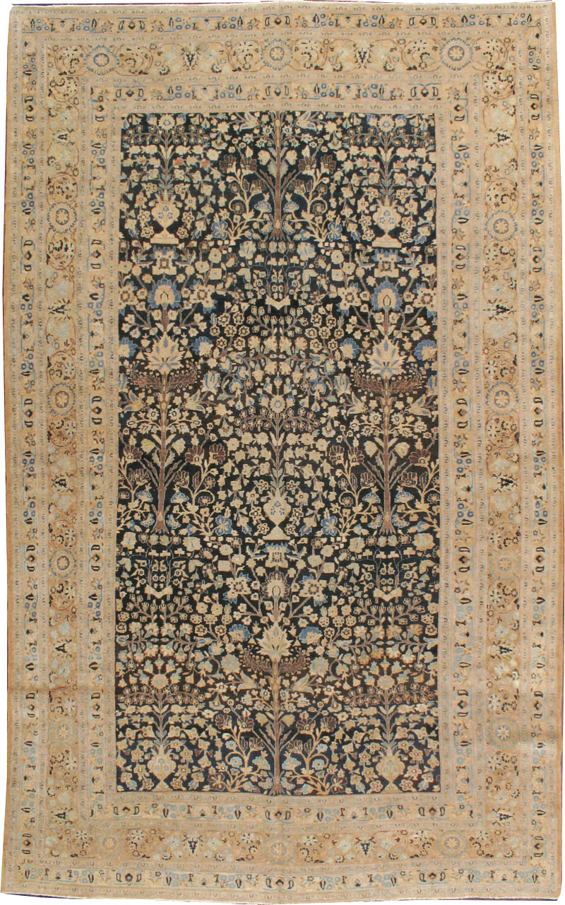 Antique Persian Mashad Carpet, No.14602 - Gsblank