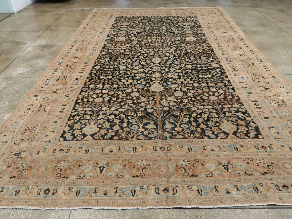 Antique Persian Mashad Carpet, No.14602 - Gsblank