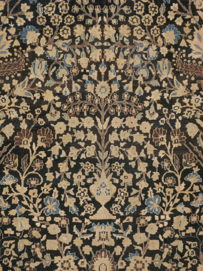 Antique Persian Mashad Carpet, No.14602 - Gsblank