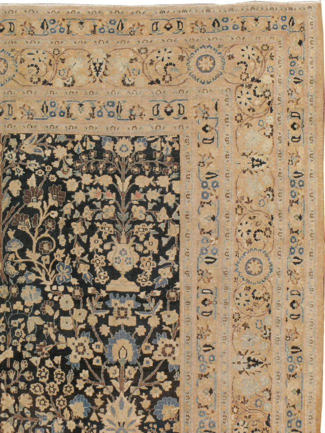 Antique Persian Mashad Carpet, No.14602 - Gsblank