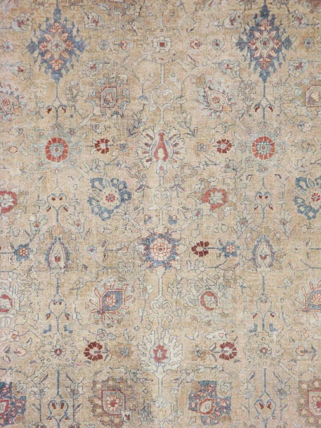 Antique Persian Tabriz Carpet, No.14615 - Gsblank