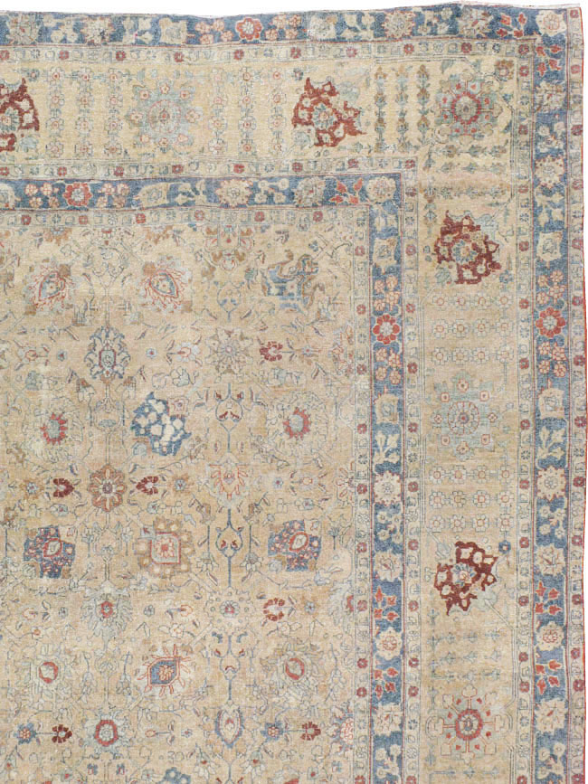 Antique Persian Tabriz Carpet, No.14615 - Gsblank