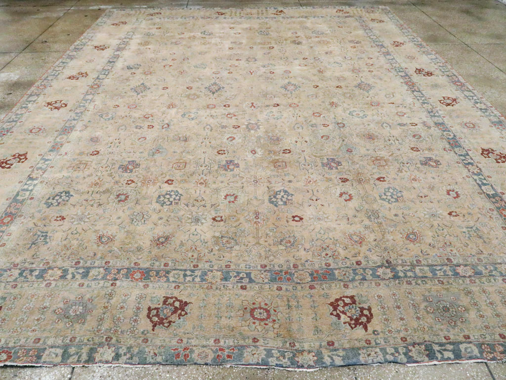 Antique Persian Tabriz Carpet, No.14615 - Gsblank