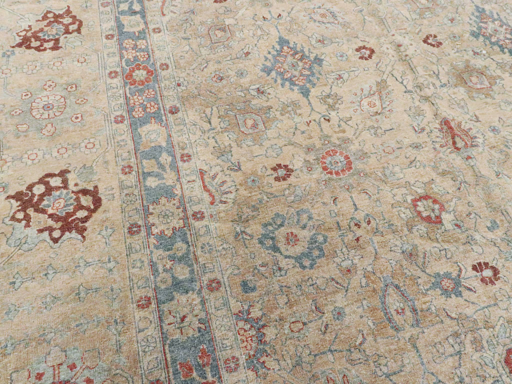 Antique Persian Tabriz Carpet, No.14615 - Gsblank
