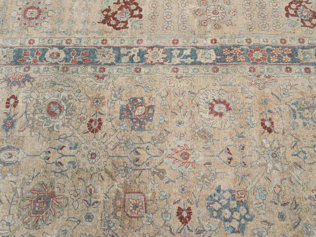 Antique Persian Tabriz Carpet, No.14615 - Gsblank