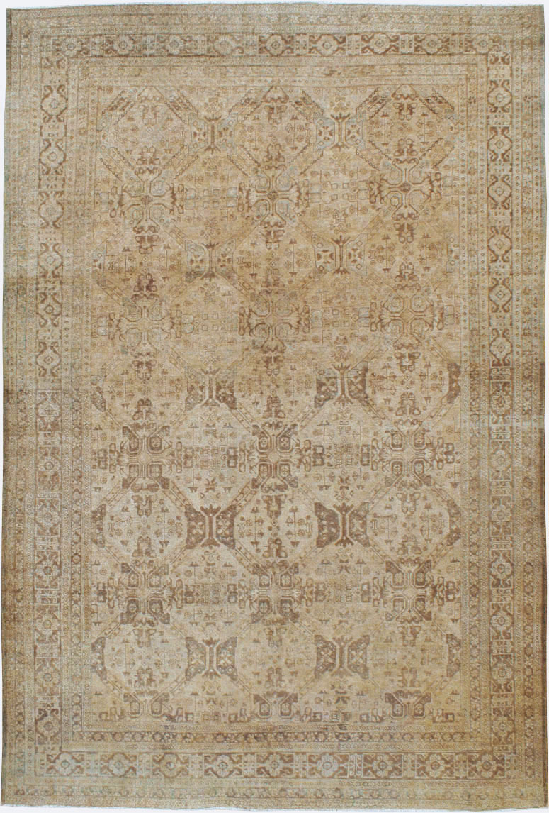 Vintage Persian Tabriz Carpet, No.14632 - Gsblank