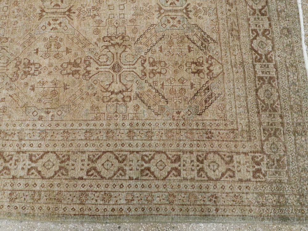 Vintage Persian Tabriz Carpet, No.14632 - Gsblank