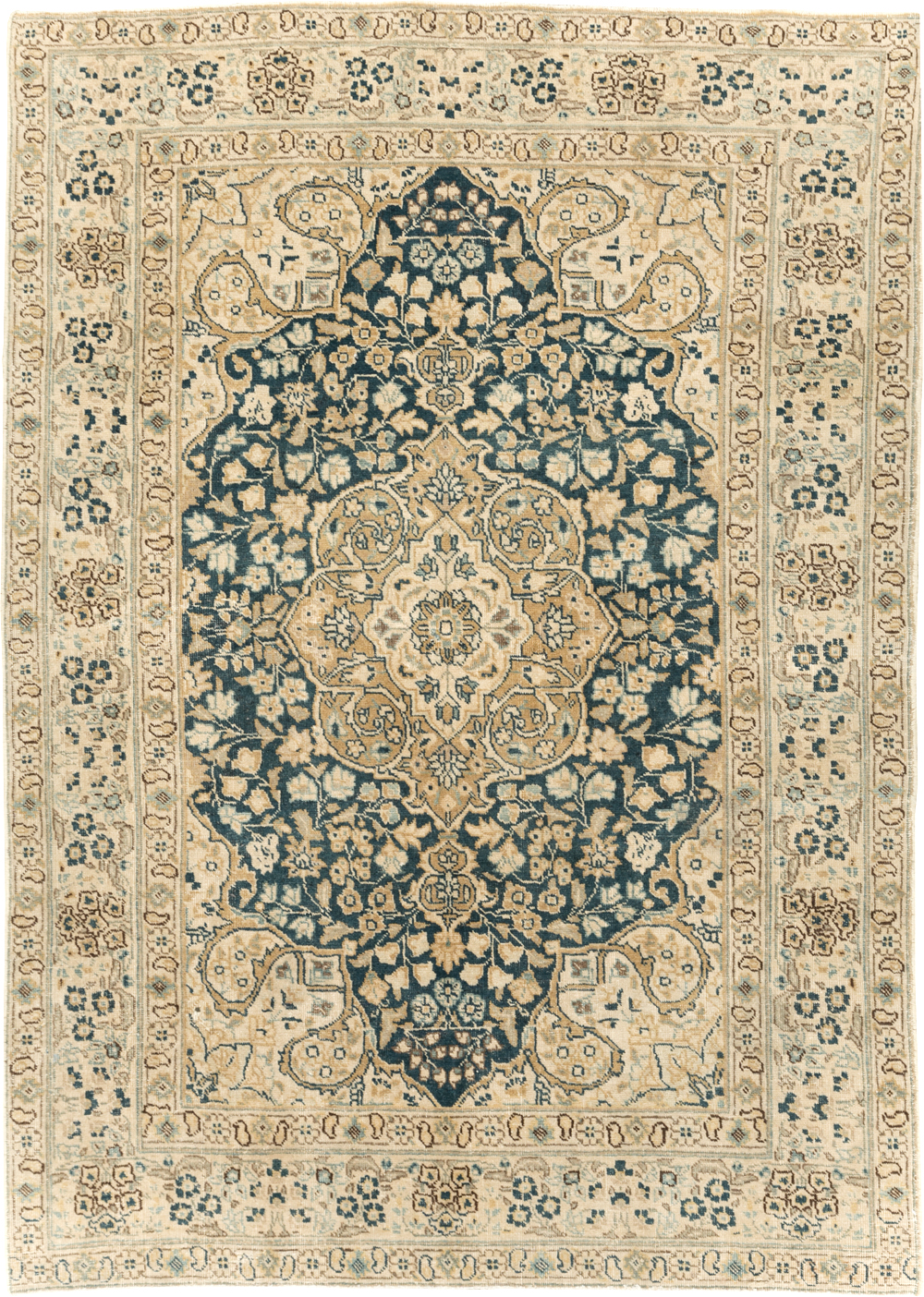 Antique Persian Tabriz Rug (Pair: 1 of 2), No.14637 - Gsblank