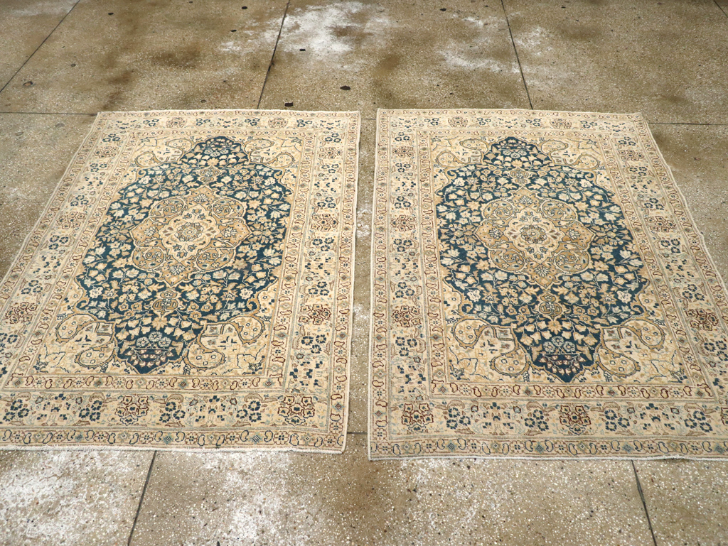 Antique Persian Tabriz Rug (Pair: 2 of 2), No.14638 - Gsblank