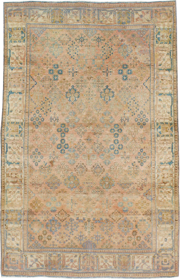 Vintage Persian Joshegan Rug, No.14639 - Gsblank