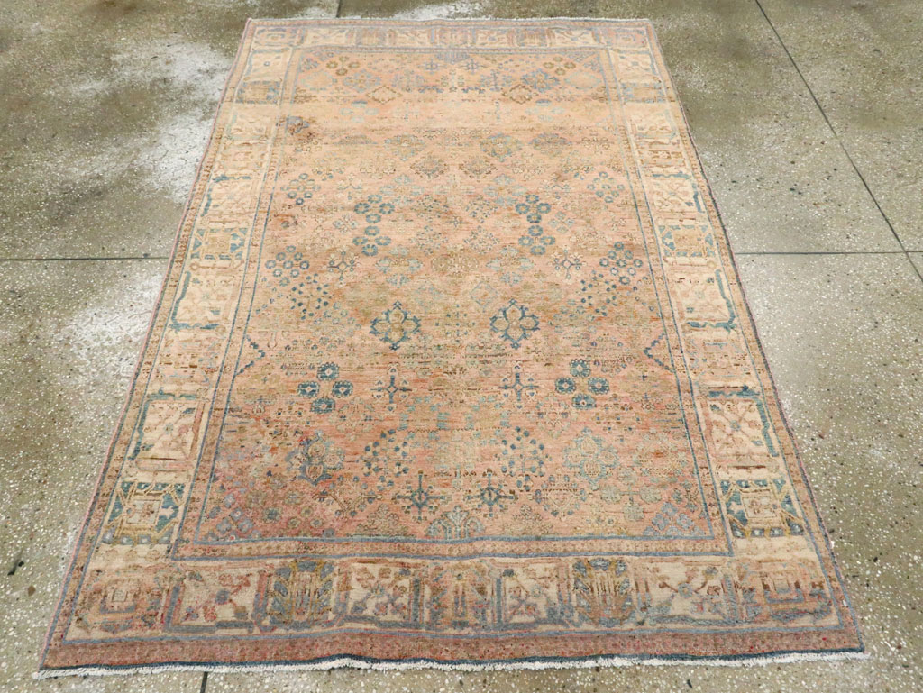 Vintage Persian Joshegan Rug, No.14639 - Gsblank