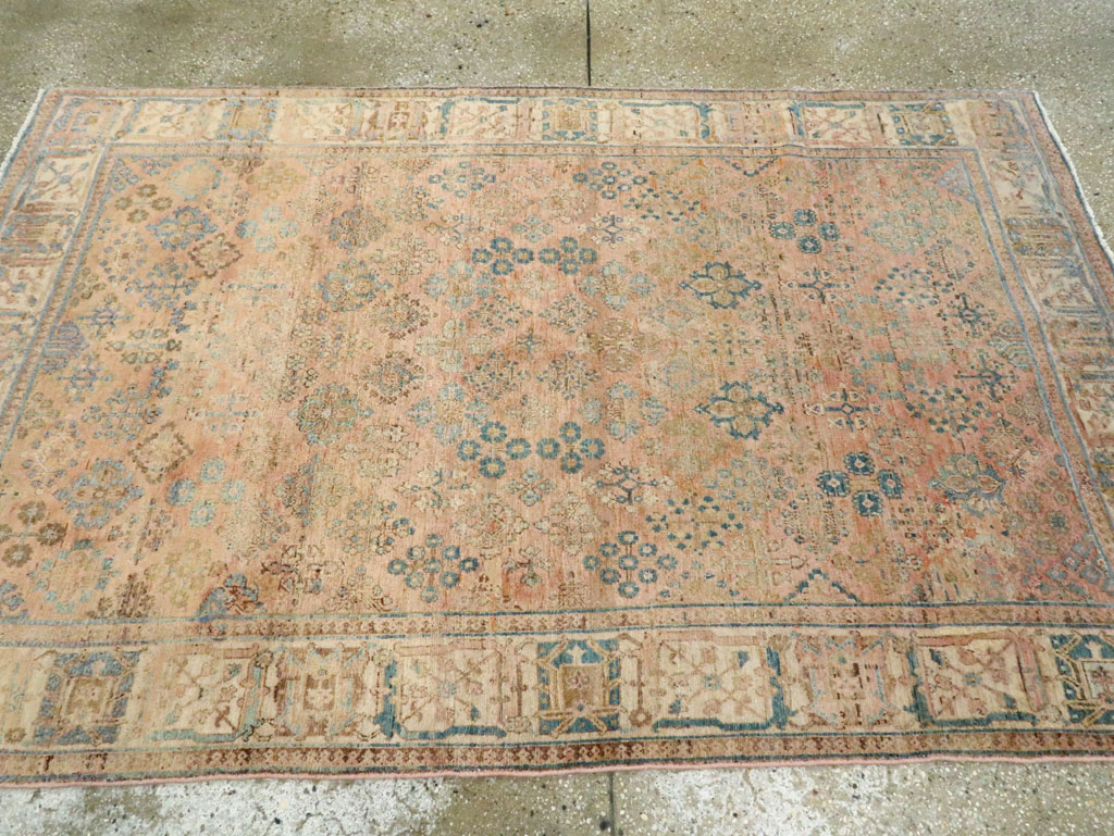Vintage Persian Joshegan Rug, No.14639 - Gsblank