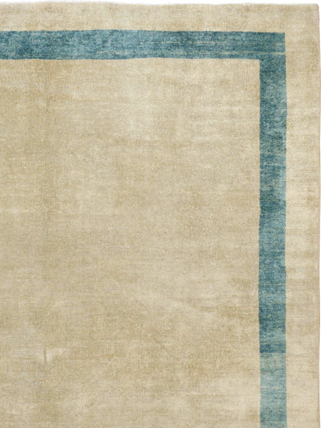 Vintage Persian Mashad Modernist Carpet, No.14646 - Gsblank