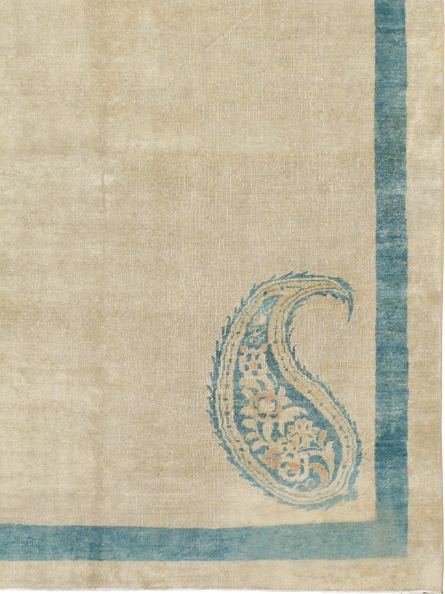 Vintage Persian Mashad Modernist Carpet, No.14646 - Gsblank