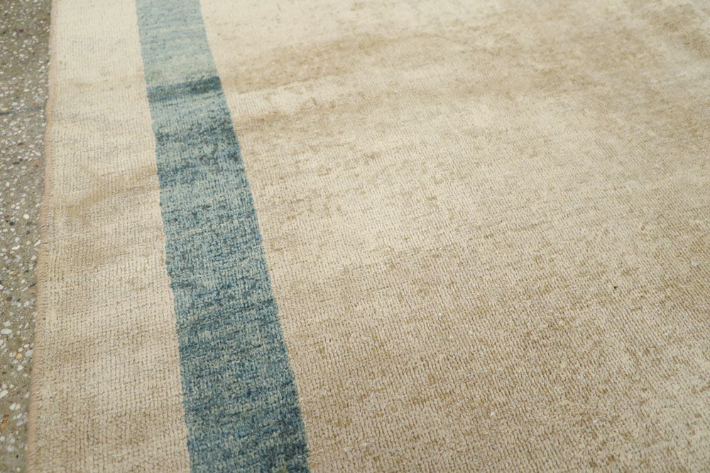 Vintage Persian Mashad Modernist Carpet, No.14646 - Gsblank