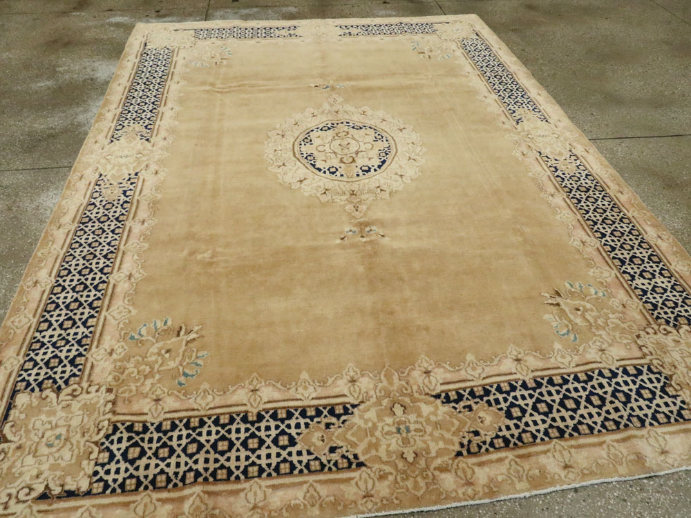 Vintage Persian Kerman Carpet, No.14663 - Gsblank