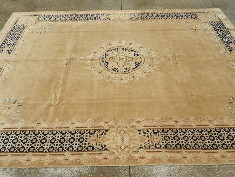 Vintage Persian Kerman Carpet, No.14663 - Gsblank