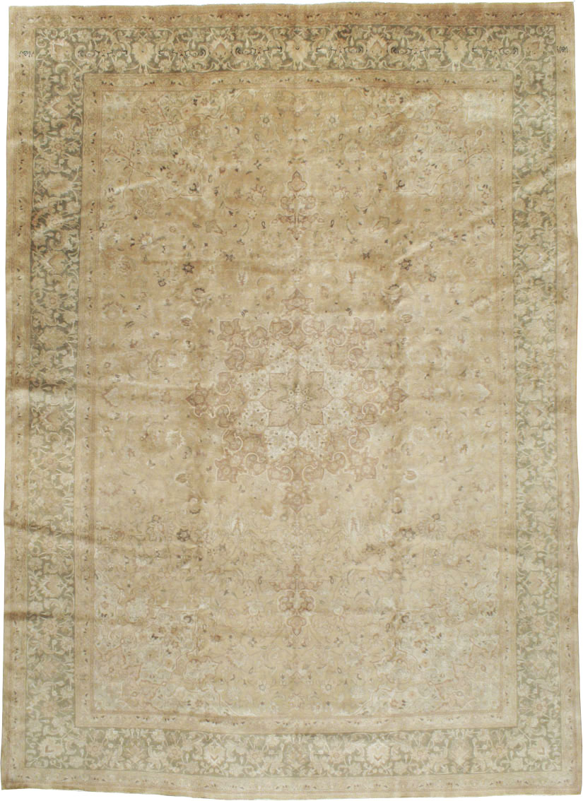 Vintage Persian Tabriz Carpet, No.14669 - Gsblank