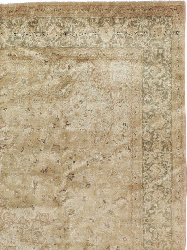 Vintage Persian Tabriz Carpet, No.14669 - Gsblank