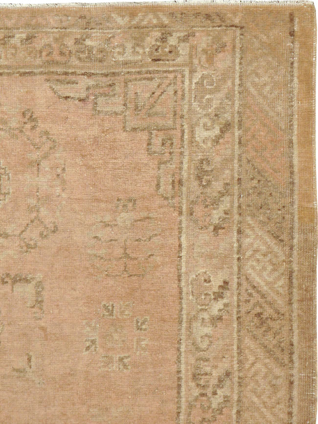 Vintage East Turkestan Khotan Rug, No.14671 - Gsblank